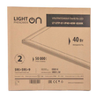 Панель ультратонкая светодиодная LightPhenomenON LT-UTP-02-IP40-40W-6500К б/д 4E - Светильники - Для общественных зданий - . Магазин оборудования для автономного и резервного электропитания Ekosolar.ru в Можайске