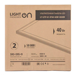 Панель ультратонкая светодиодная LightPhenomenON LT-UTP-02-IP40-40W-6500К LED - Светильники - Для общественных зданий - . Магазин оборудования для автономного и резервного электропитания Ekosolar.ru в Можайске