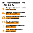 ИБП Энергия Гарант 1000 + Аккумулятор S 40 Ач - 12В (600Вт - 36мин) - ИБП и АКБ - ИБП для котлов - . Магазин оборудования для автономного и резервного электропитания Ekosolar.ru в Можайске