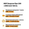 ИБП для котла Энергия Про 500 + Аккумулятор Grid 100 Ah 12 v (300Вт - 182мин) - ИБП и АКБ - ИБП для котлов - . Магазин оборудования для автономного и резервного электропитания Ekosolar.ru в Можайске