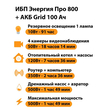 ИБП для котла Энергия Про 800 + Аккумулятор Grid 100 Ah 12 v (500Вт - 109мин) - ИБП и АКБ - ИБП для котлов - . Магазин оборудования для автономного и резервного электропитания Ekosolar.ru в Можайске