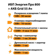 ИБП для котла Энергия Про 800 + Аккумулятор Grid 55 Ah 12 v (500Вт - 60мин) - ИБП и АКБ - ИБП для котлов - . Магазин оборудования для автономного и резервного электропитания Ekosolar.ru в Можайске